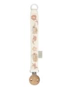 Cam Cam Copenhagen Embroidered Pacifier Holder - Gots Kräm
