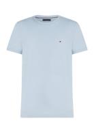 Tommy Hilfiger Cotton Linen Tee Blå