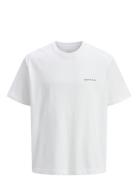Jack & J S Jormarrakesh Back Tee Ss Crew Neck Vit