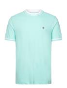 Original Penguin Org Piq Tee Ribbed T Blå