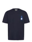 Fat Moose Florian T-Shirt Marinblå