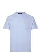 Lyle & Scott Linen Blend Raglan T-Shirt Blå