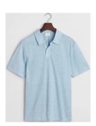 GANT Linen Ss Polo Blå