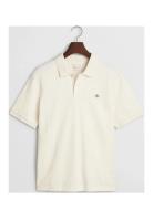 GANT Texture Stripe Polo Kräm