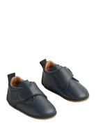 Wheat Indoor Shoe Dakota Solid Marinblå
