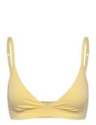 Organic Basics Flex Triangle Bralette Gul