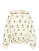 THE ANIMALS OBSERVATORY Beaver Kid Hoodie White Flowers Multi/patterne...