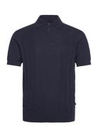 Clean Cut Copenhagen Jonas Knitted Polo Marinblå