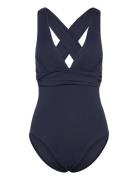 Seafolly S.collective Cross Back Piece Marinblå