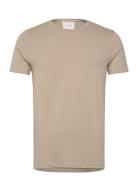Calvin Klein Stretch Slim Fit T-Shirt Beige
