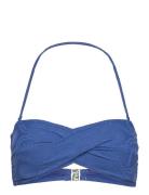 Seafolly Oasis Twist Bandeau Blå