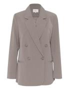 Gestuz Gzjoelle Mel. Pinstripe Blazer 2.0 Grå