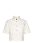 IVY Copenhagen Ivy-Uta Over Ss Shirt White Pun Vit