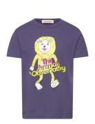THE ANIMALS OBSERVATORY Rooster Kid T-Shirt Deep Blue Blå