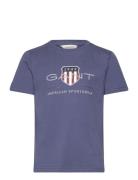 GANT Archive Shield Ss T-Shirt Blå