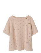 Lil'Atelier Nmfjola Ss Loose Knit Lil Rosa