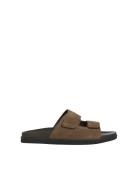 Jack & J S Jfwstockholm Suede Velcro Sandal Brun