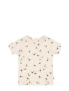 Petit Piao T-Shirt S/S Printed Kräm