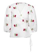 A-View Rebekka Fruit Blouse Vit
