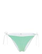 Tommy Hilfiger String Side Tie Bikini Grön