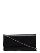 Mango Flap Leather Bag Svart