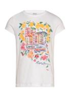 Ralph Lauren Kids Cotton Jersey Graphic Tee Vit