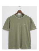 GANT Sunfaded Ss T-Shirt Khaki Green