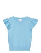 Vero Moda Girl Vmzanzibar Sl O-Neck Top Ga Girl Blå