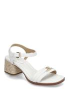 Michael Kors Mandy Mid Sandal Vit