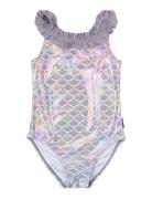 Mikk-line Swimsuit Uv Aop Lila