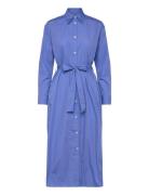 GANT Rel Poplin Shirt Dress Blå