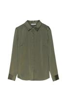 Ivo Nikkolo Long Sleeve Blouse, Papina Khaki Green
