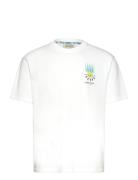 Scotch & Soda Relaxed-Fit Front And Back Artwork T-Shirt Vit