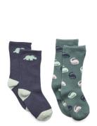 Mango 2 Pack Mixed Socks Grön