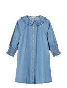 Fliink Balou Ls Dress Blå
