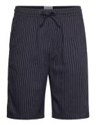 Lindbergh Y/D Striped Shorts Marinblå