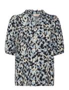 FREE/QUENT Shirt From Freequent In A Soft Material With Allover Print....