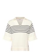 BUSNEL Freja Striped Top Vit