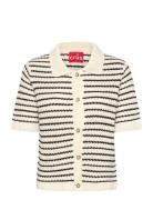 Cras Coleencras Knit Blouse Kräm