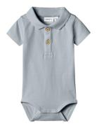 Name It Nbmhofman Ss Polo Body Blå