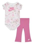 Nike Kp-Bodysuit Pant Set Rosa
