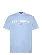Polo Ralph Lauren Classic Fit Polo Sport Jersey T-Shirt Blå