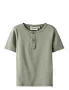 Lil'Atelier Nmmlalo Taj Ss Slim Top Lil Khaki Green