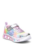 Skechers Girls Flutter Heart Lights Simply Love Rosa