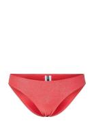 Pieces Pclaomi Lurex Bikini Brief Bc Röd