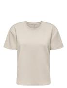 Only Play Onplounge-Mina On Ss Loose Swt Tee Kräm