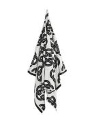 GANT Monogram Print Beach Towel Grå