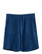 Lexington Clothing Organic Cotton Terry Shorts Blå