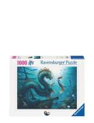 Ravensburger Enchanted Depths Dragon Mermaid 1000P Multi/patterned