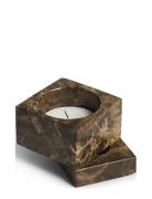 WOUD Jeu De Dés 1 Candle Holder Brun